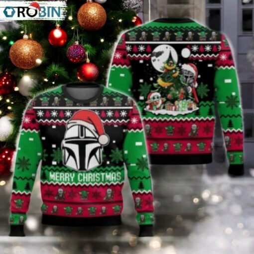 Star Wars Mandalorian Ugly Sweater