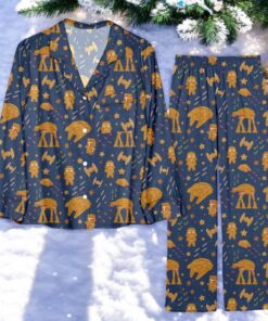 Star Wars Space Ship Cookie Christmas Family Pajamas Set, Star Wars Merch