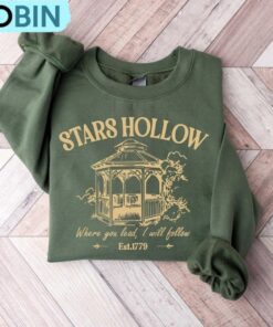 Stars Hollow Sweatshirt, Retro Where You Lead I Will Follow Shirt