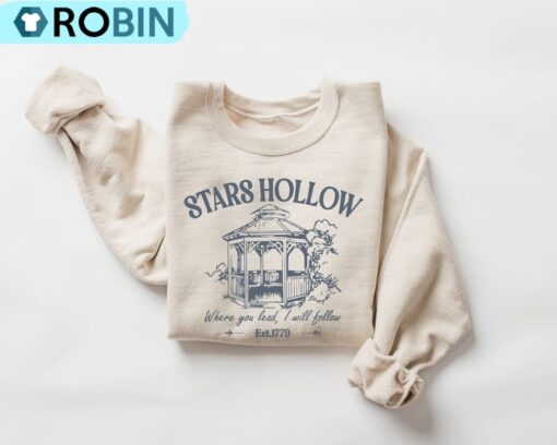 Stars Hollow Sweatshirt, Retro Where You Lead I Will Follow Shirt