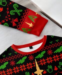 Starship Universe Black Ugly Christmas Sweater