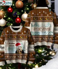 Stevie Nicks All I Want For Christmas Ugly Sweater
