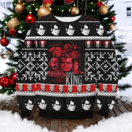Stephen King Ugly Christmas Sweater, Stephen King Movie Sweatshirt, Horror Book Fans Gift, Bookish Sweatshirt, Christmas Present