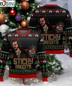 Sticky Bandits Home Alone Xmas Ugly Sweater
