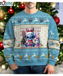 Stitch Ugly Christmas Sweater, Lilo And Stitch Xmas Sweater