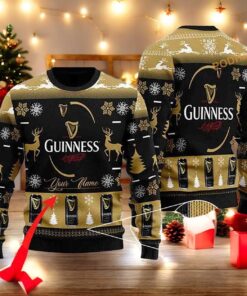 Sweety Guinness Ugly 3D Christmas Sweater, Funny Sweater
