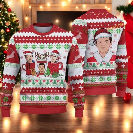 T.HollandLove Xmas Knitted Ugly Sweater, Funny Xmas Gifts