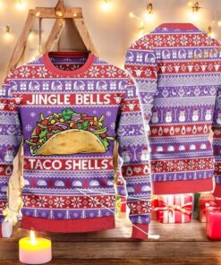 Taco Bell Jingle Bells Ugly Christmas Sweater, Sweatshirt, Creative Christmas Gifts