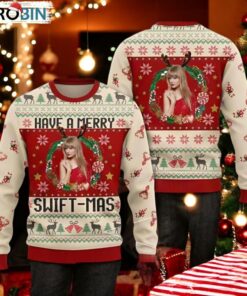 Taylor Swift Have A Merry Swiftmas Ugly Christmas Sweater