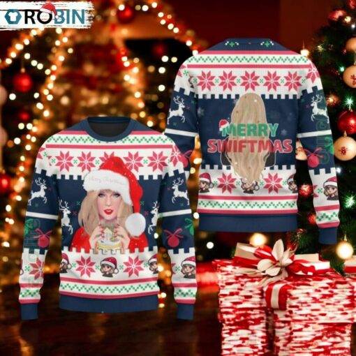 Taylor Swift Merry Swiftmas Ugly Christmas Sweater