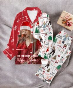 Taylor Swift ‘Tis The Damn Seasen Merry Swiftmas Pajamas Set