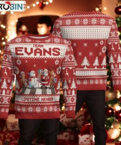 Team Evans Lifetime Member Ugly Christmas Sweater