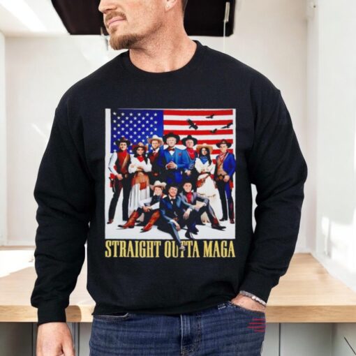 Team Trump Support Straight Outta Maga 2024 Shirt