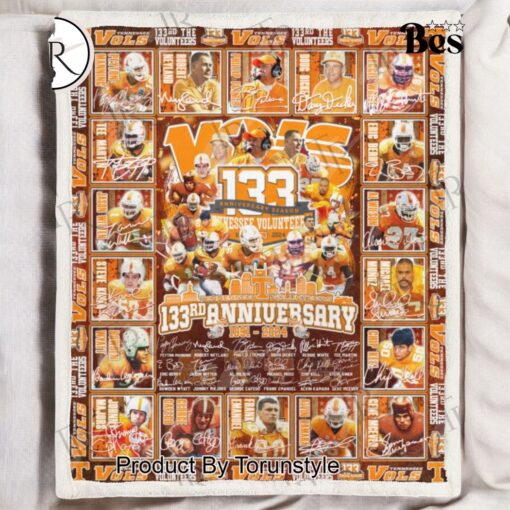 Tennessee Volunteers 133rd Anniversary 1891 2024 Fleece Blanket