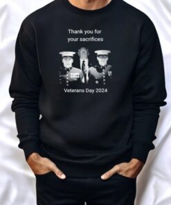 Thank You For Your Sacrifices Trump Veterans Day 2024 Shirt