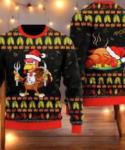 Thanksgiving Turkey Ugly Christmas Sweater, Creative Christmas Gifts
