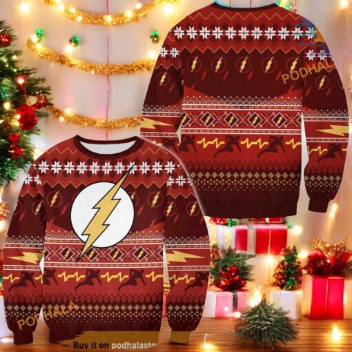 The Flash Ugly Christmas Sweater, Sweatshirt, Funny Xmas Gifts
