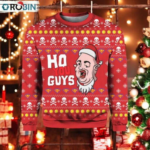 The Goonies Ho You Guys Ugly Christmas Sweater