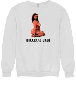 Thiccolas Nicolas Cage Meme Shirt
