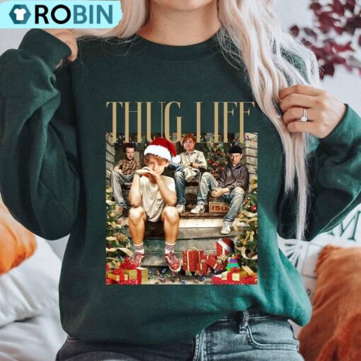 Thug Life Christmas Home Alone Movie Sweatshirt, Gift For Him , For Her, Tee