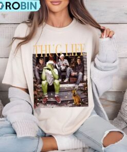 Thug Life Christmas Sweatshirt, Xmas Movie Sweater, Long Sleeve Cotton, Hoodie