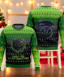 Toothless Fury Ugly Christmas Sweater, Sweatshirt, Funny Christmas Gift Ideas