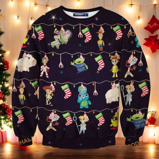 Toy Story 3D Christmas Sweater, Sweatshirt, Funny Xmas Gifts