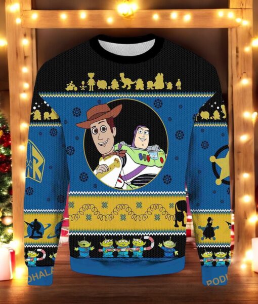 Toy Story Ugly Christmas 3D Sweater, Family Ugly Christmas Sweater, Sweatshirt