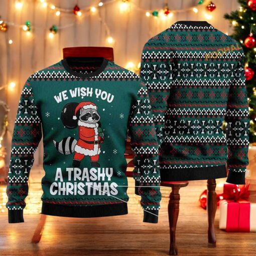Trashy Christmas 3D Ugly Sweater
