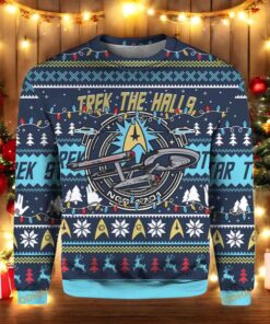 Trek The Halls Christmas 3D Sweater, Creative Christmas Gifts