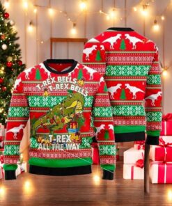 Trex Ugly Christmas Sweater, Sweatshirt, Funny Xmas Gifts