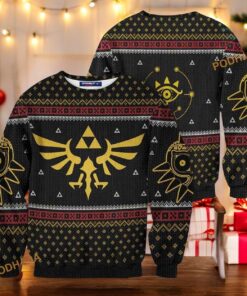 Triforce 3D Christmas Sweater, Great Gift For Christmas