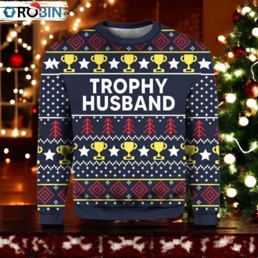 Trophy Husband Ugly Christmas Sweater