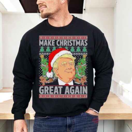 Trump 2025 Make Christmas Great Again Ugly Christmas Sweaters Shirt