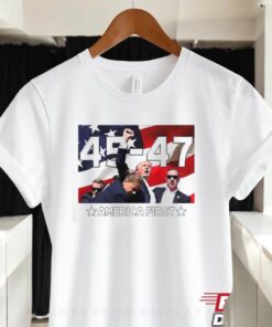 Trump 45 47 America Firsshirt