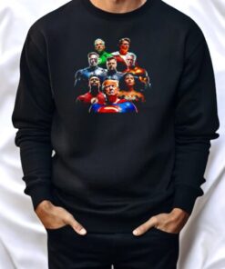 Trump Captain America And Superhero Team Shirt