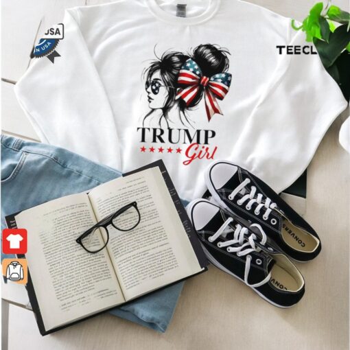 Trump Girl America Coquette Bow Shirt