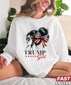 Trump Girl America Coquette Bow Shirt