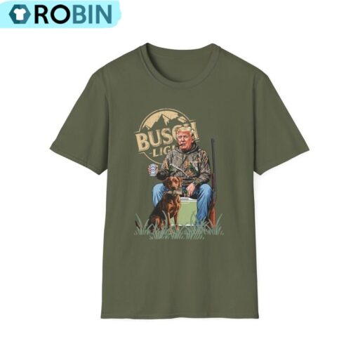Trump Hunting Busch T Shirt, Political Humor Tee