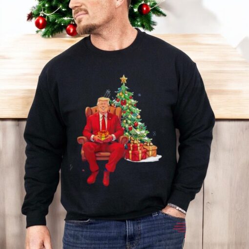 Trump Merry Christmas Christmas Tree Shirt
