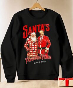 Trump Santa’s Favorite Felon Christmas Since 2024 Shirt