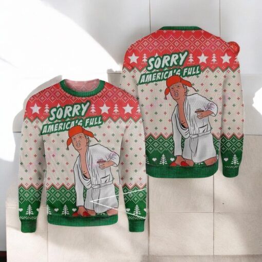 Trump Sorry America’s Full Christmas Sweater