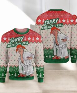Trump Sorry America’s Full Christmas Sweater Trump Sorry America’s Full Christmas Sweater