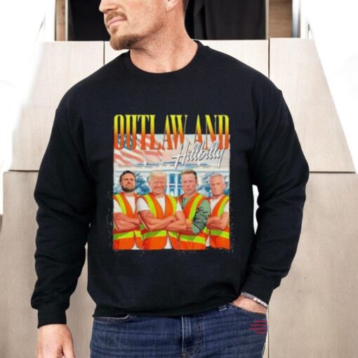 Trump Vance Musk Kennedy The Outlaw And Hillbilly Trump Cowboy Maga Trump President Stand With Trump 2024 Shirt