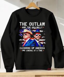 Trump Vance The Outlaw And The Hillbilly Cleaning Up America Shirt
