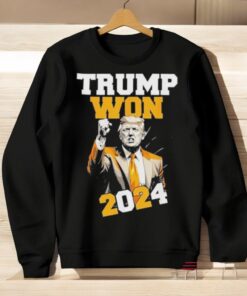 Trump Won 2024 Election Day After Election Winner President Shirt
