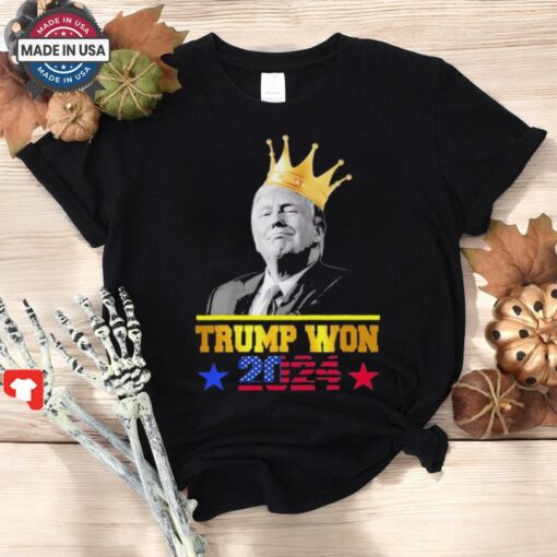 Trump Won 2024 President 47th Of White House Donald Trump 2024 Victory Shirt