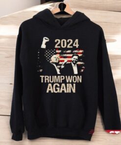 Trump Won Again 2024 Election Shirt