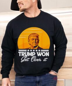 Trump Won Get Over It 2024 Vintage T Shirt