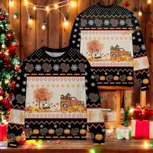 Turkey Thanksgiving 3D Sweater, Family Ugly Christmas Sweater, Sweatshirt
